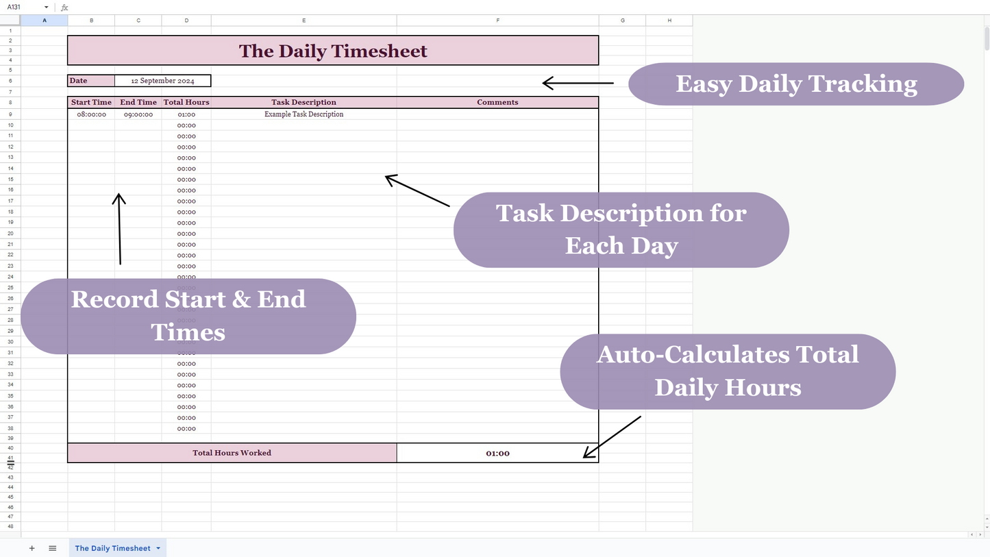 The Daily Timesheet