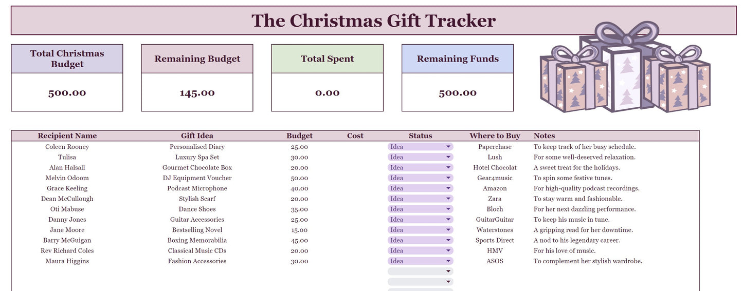 The Christmas Planner