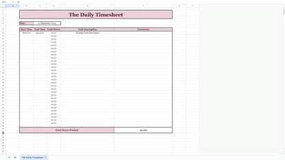 The Daily Timesheet